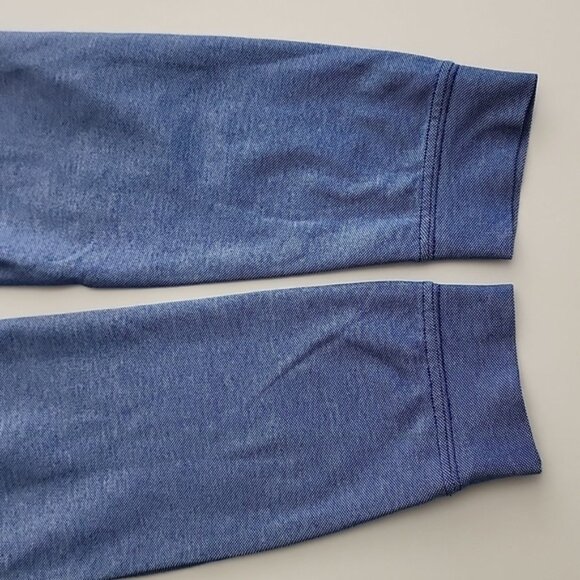 Michael Kors Women's Textured Blue Pullover Hoodie Size Medium - Picture 7 of 11